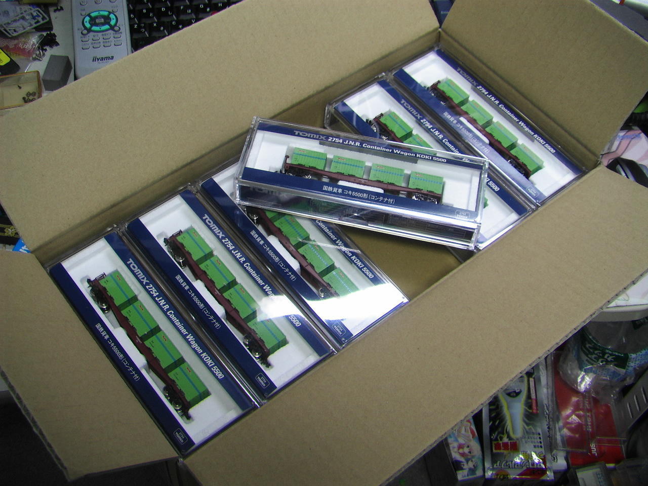 tomix コキ5500形 購入♪ (つづき): T．O．重工の鉄道模型