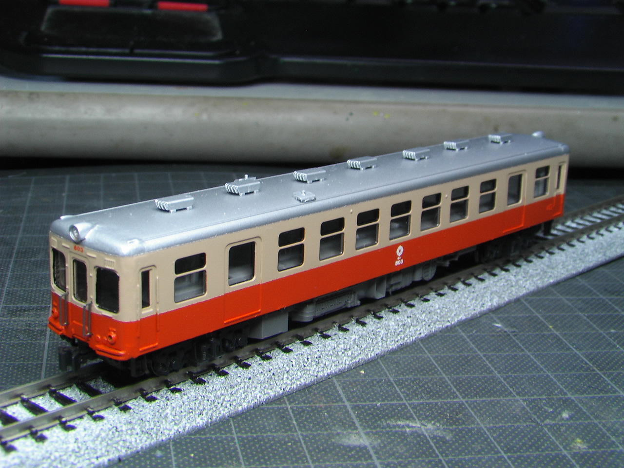 ようやく完成へ♪ (関東鉄道キハ８００形他): Ｔ．Ｏ．重工の鉄道模型作成日誌