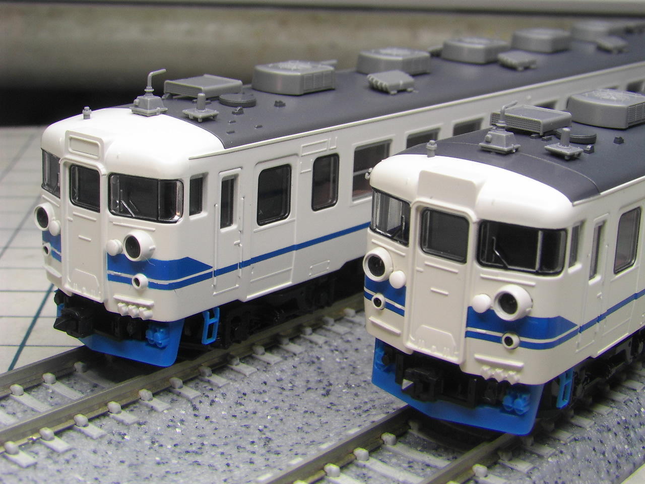 現行仕様へ交代…… (tomix 475系北陸本線セット入線): T 現行仕様へ交代…… (tomix 475系北陸本線セット入線): T