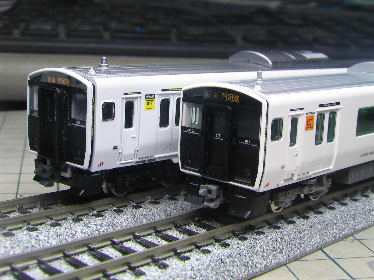 これだけあっても揃わないとは…… (ＧｒｅｅｎＭａｘ ８１７系３０００番台入線): Ｔ．Ｏ．重工の鉄道模型作成日誌